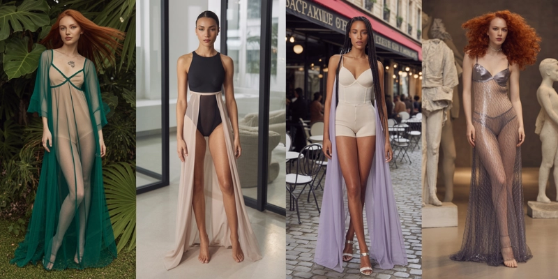 Basic Options for What to Wear Under Sheer Dress