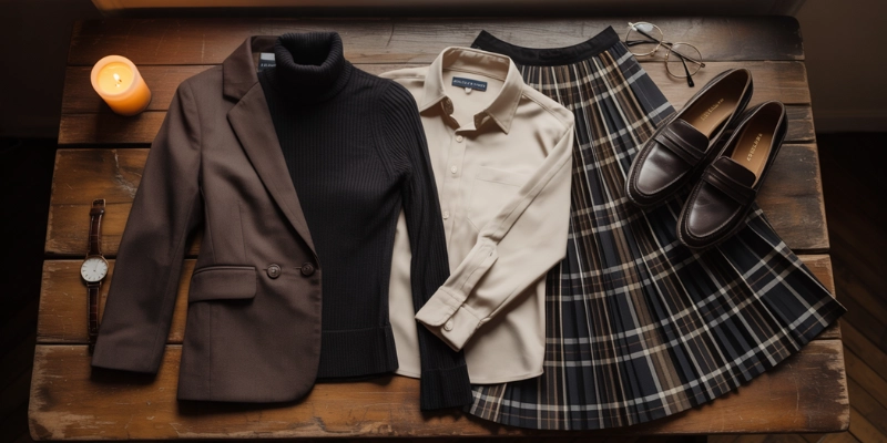 Core Elements of the Dark Academia Look
