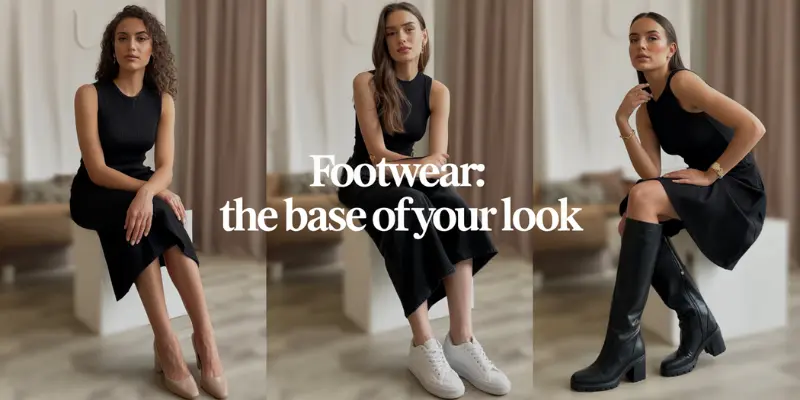 What to Wear with a Black Dress:
Footwear