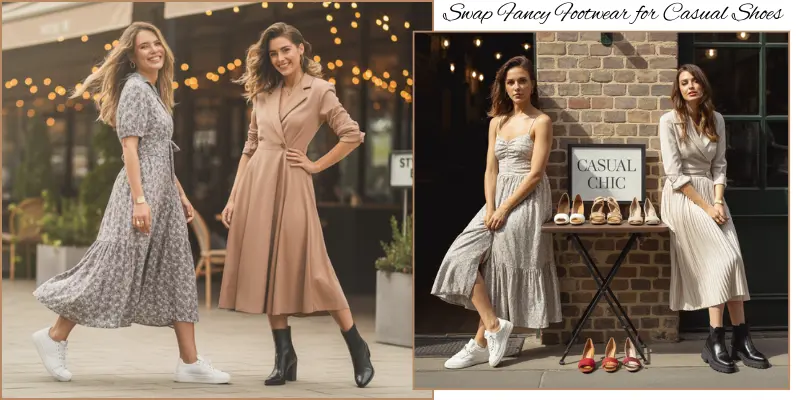 Swap Fancy Footwear for Casual Shoes