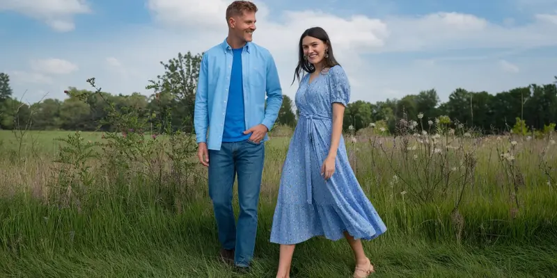 Casual Everyday Outfits with Blue