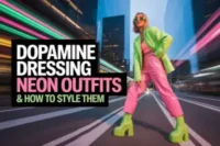 Dopamine Dressing Neon Outfits & How to Style Them
