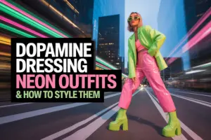 Dopamine Dressing Neon Outfits & How to Style Them
