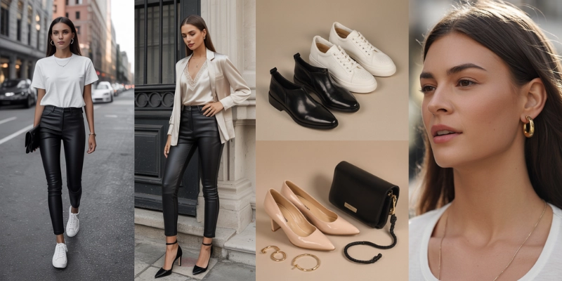 What to Wear with Leather Pants
